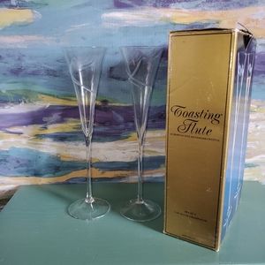 Vintage Toasting Flutes